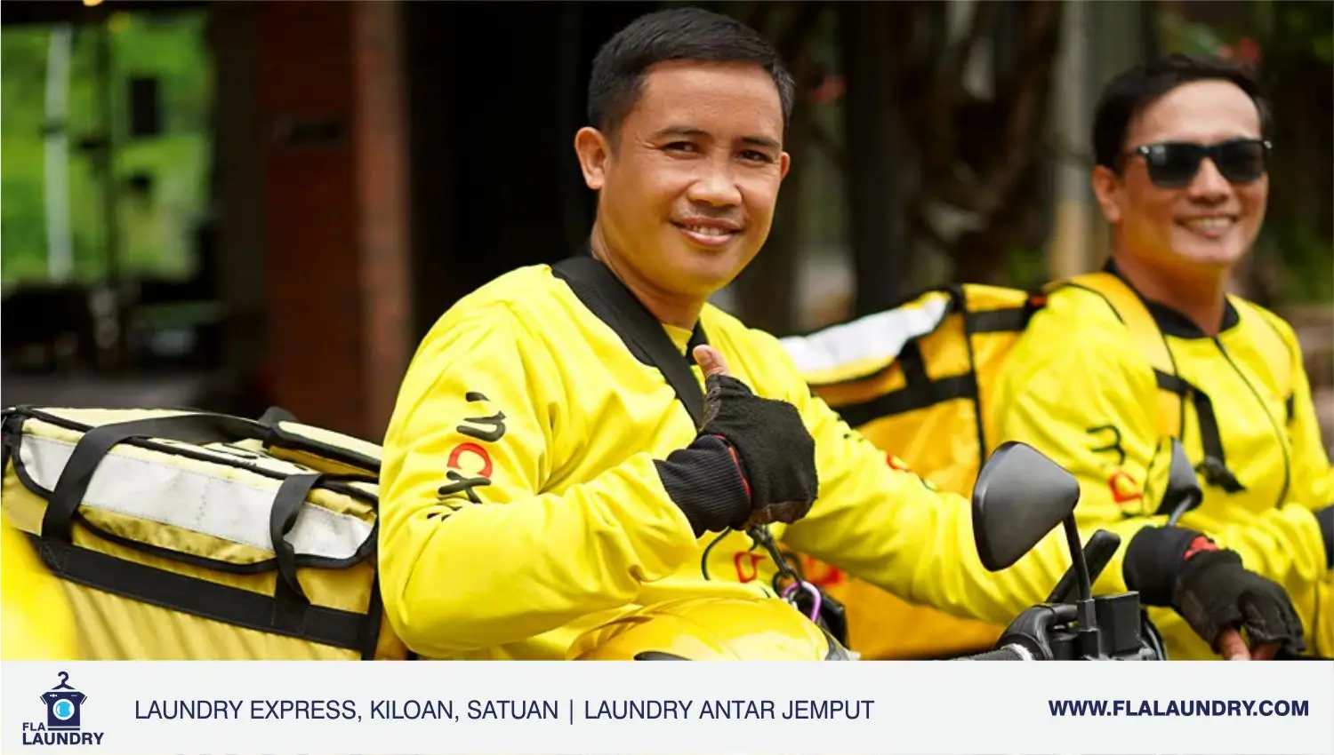 laundry express kilat satuan premium layanan laundry antar jemput pakai maxim delivery fla laundry jogja