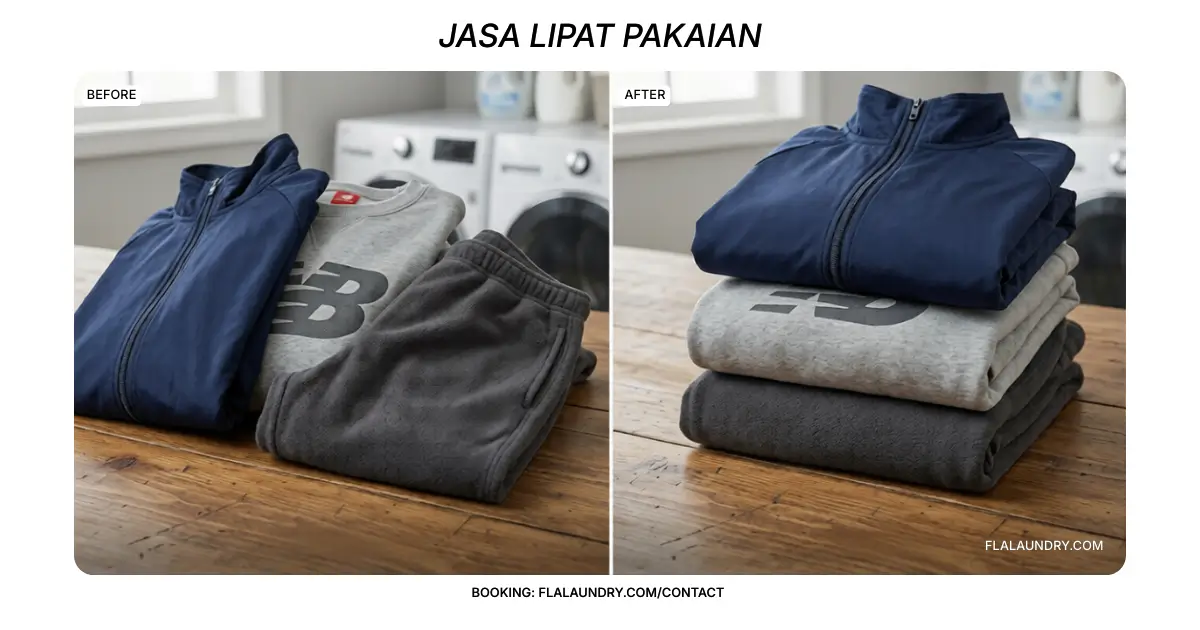 jasa lipat pakaian bersih terpercaya dan terbaik flalaundry.com
